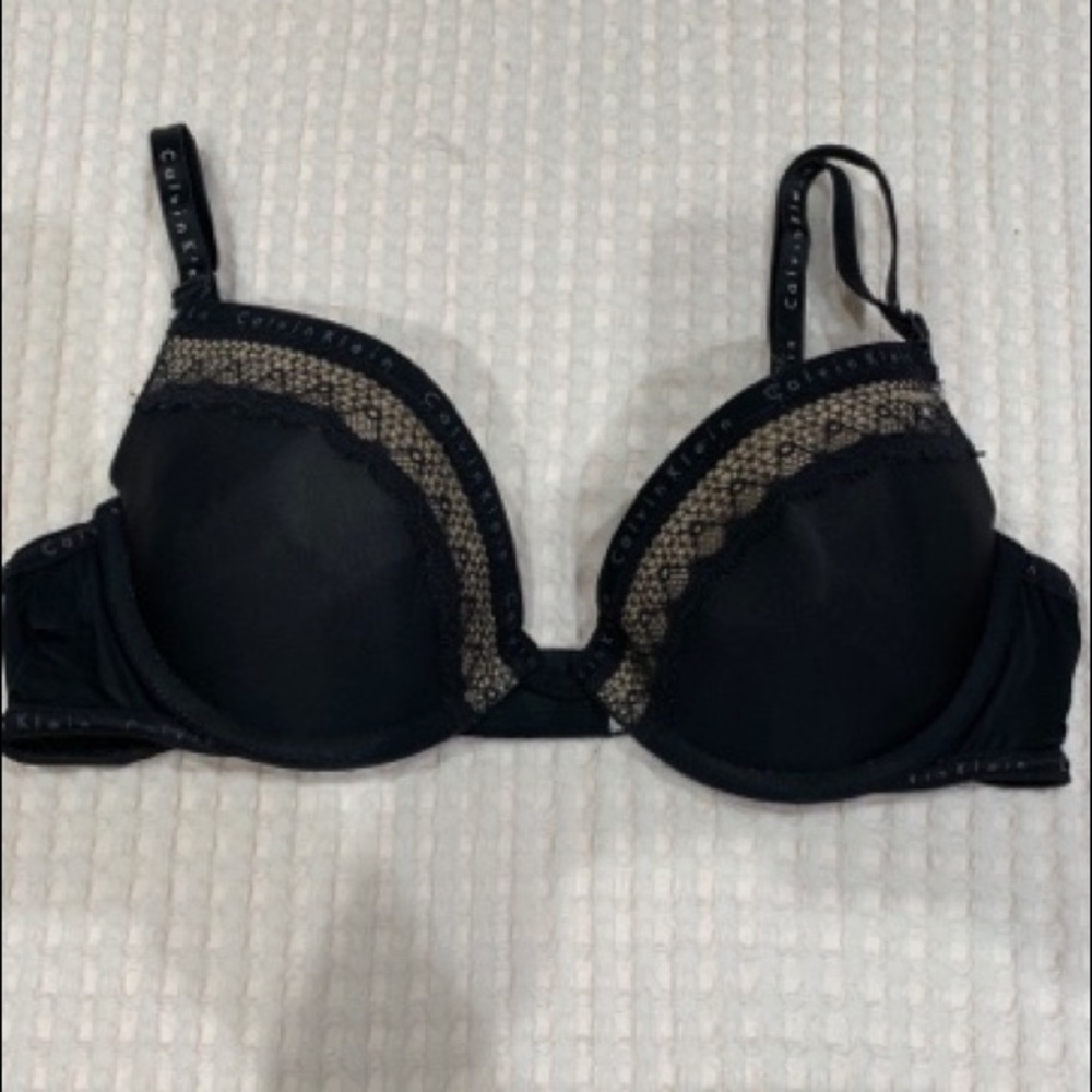 Calvin Klein Black Bra Size 34B